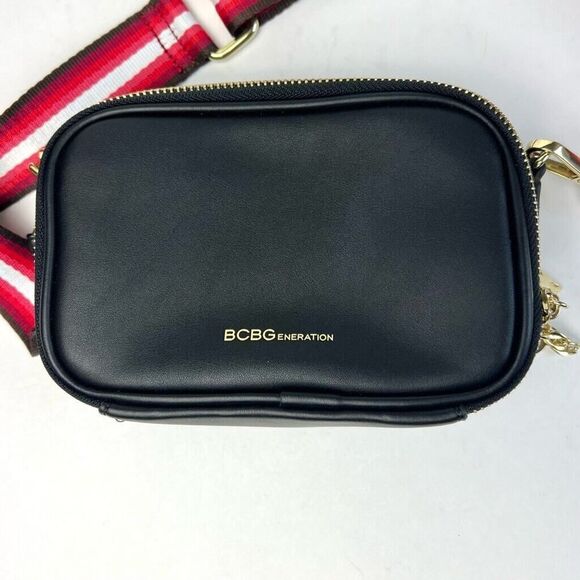 BCBGeneration Quinn Double Entry Vegan Leather Crossbody Bag - Picture 3 of 7